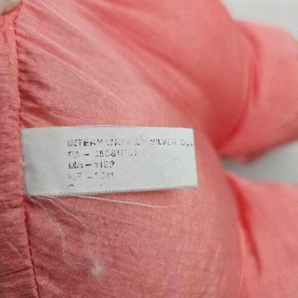 International Silver Bunny Rabbit Plush Parachute Easter Vintage Plastic Eyes - Picture 7 of 9